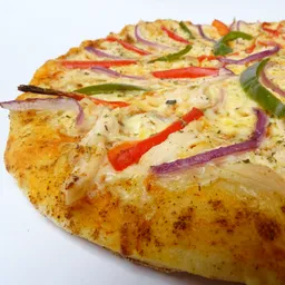 Pizza de Pollo con Vegetales