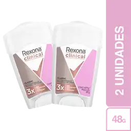 2 x Oferta Desodorante Clinical Mujer 48 g