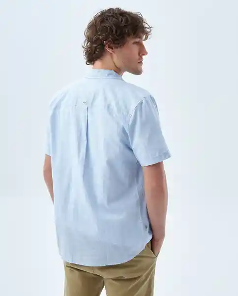 Camisa Hombre Azul Talla M 819f011 Americanino