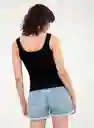 Camiseta Ms Mujer M - Negro 799