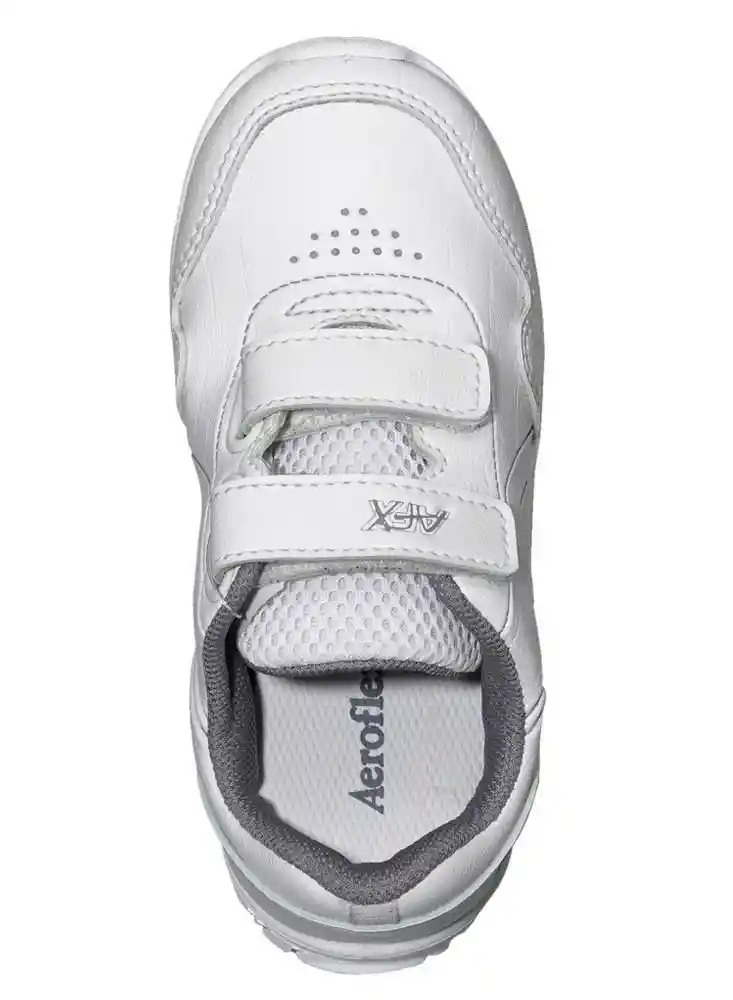 Tenis Colegial Blanco Único Talla 23/24