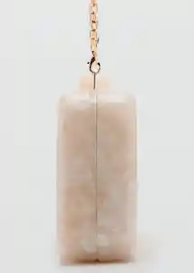 Bolso P Zina Marfil Talla 99 Mujer Mango