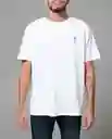Camiseta Hombre Blanco Talla S 102G001 Rifle