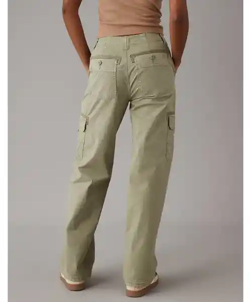 Pantalón Mujer Verde Talla 4 Regular American Eagle 03225109