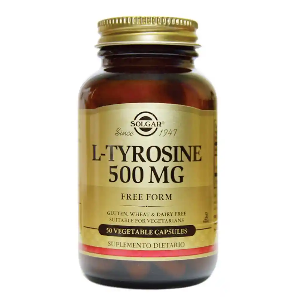SOLGAR Suplemento Dietario L-Tyrosine (500 mg)