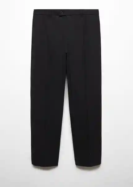 Pantalón Sergib Negro Talla 38 Hombre Mango