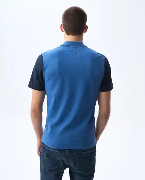 Camiseta Hombre Azul Talla S 801G007_AZU194039 Americanino