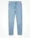 American Eagle Jean Mom Redesign Azul Lavado Talla 6 Long