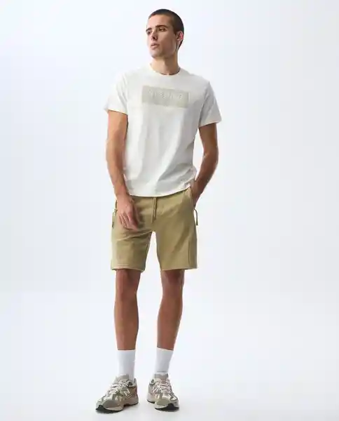 Camiseta Hombre Crudo Talla XXL 841G000_CRU110606 Americanino