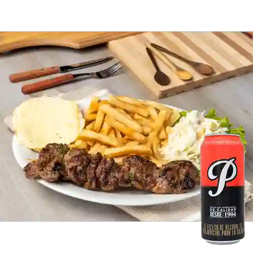 Combo Chuzo de Res + Pilsen 473 ml