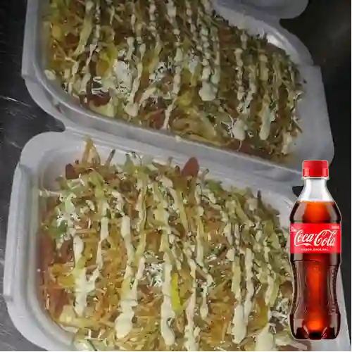 Combo Chuzo Desgranado de Pollo +Cocacola Orig 400ml