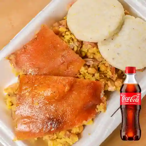 Combo Lechona Libra + Coca Cola Original 400 ml