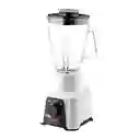 Imusa Licuadora Power Mix Plus 2V Vaso Vidrio Blanca