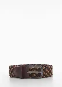 Cinturón Colors Marrón Talla 90 Hombre Mango