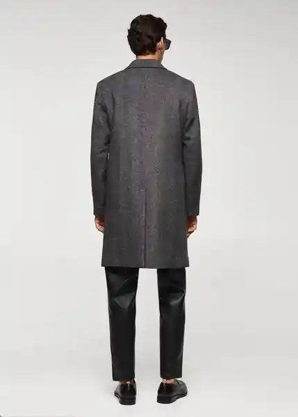 Abrigo Gala Gris Talla M Hombre Mango
