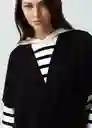Gaban Tejido Mujer Negro Puro Ultra Oscuro Talla L 582G092 Naf Naf