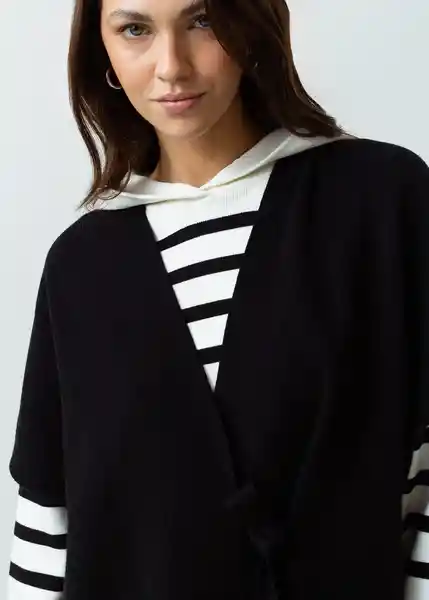 Gaban Tejido Mujer Negro Puro Ultra Oscuro Talla L 582G092 Naf Naf