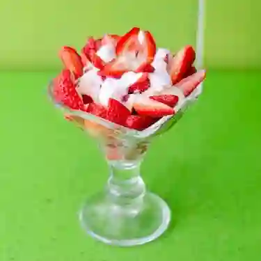 Fresas con Crema Pequeñas