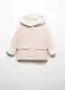 Abrigo Snowb5 Rosa Pastel Talla 67 Niña Mango