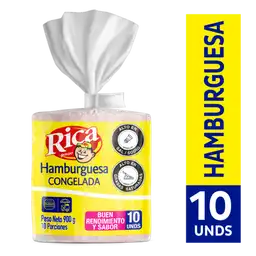 Rica Hamburguesa Cerdo Congelada