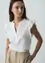 Camisa Zuzin Mujer Crudo Puro Claro Talla M 012G379 Naf Naf