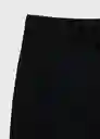 Pantalón Pau Negro Talla 40 Mujer Mango