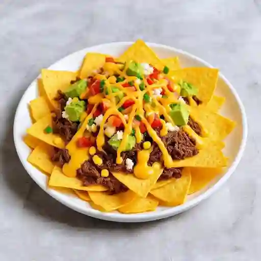 Nachos De Carne