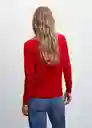 Saco Jersey Maudy Rojo Talla L Mujer Mango