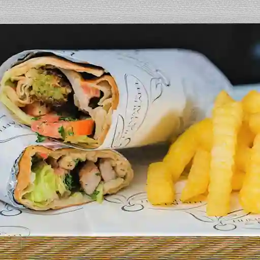Shawarma Al Estilo Venezolano Acompañado