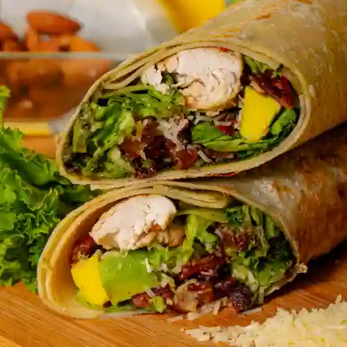 Wrap Pollo Tocineta y Pesto