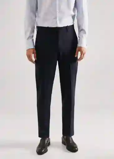 Pantalón Breda Navy Talla 44 Hombre Mango