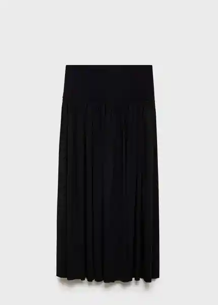 Falda Adin Negro Talla XS Mujer Mango