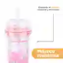 Vaso Plástico de Doble Pared Pitillo Tulip Garden 480 mL Miniso
