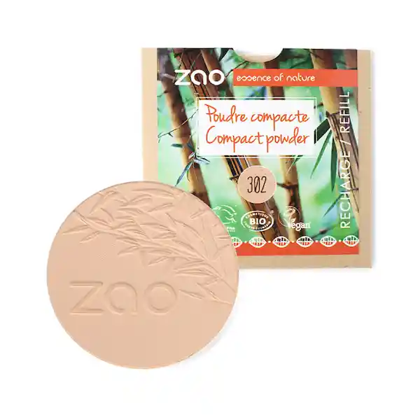 ZAO Maquillaje Refill Compact Powder 302