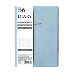 Libreta de Notas con Calendario Azul Miniso 