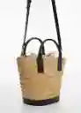 Bolso P Milos Negro Talla 99 Mujer Mango