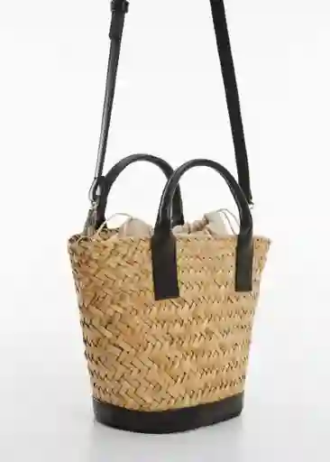 Bolso P Milos Negro Talla 99 Mujer Mango