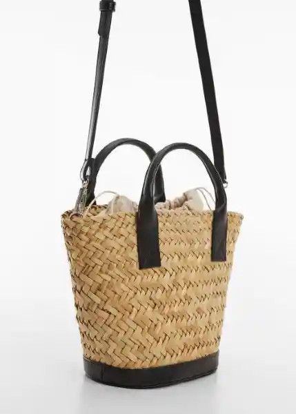 Bolso P Milos Negro Talla 99 Mujer Mango