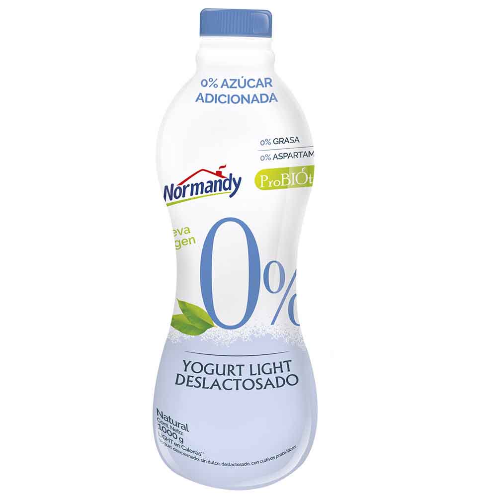 Normandy Yogurt Light Deslactosado Sabor Natural 1000 g