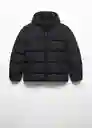 Abrigo Anorak Coli Negro Talla XL Hombre Mango
