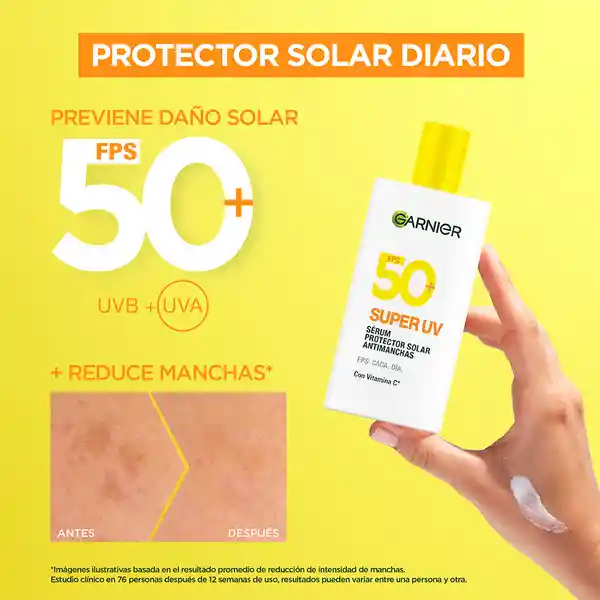 Garnier Super UV Sérum Protector Solar Antimanchas FPS50+