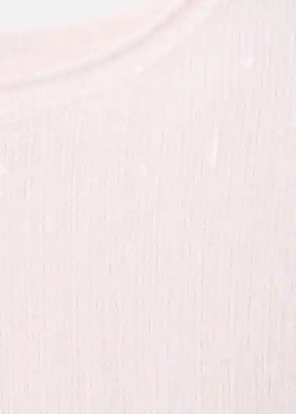 Saco Jersey Spark Rosa Pastel Talla S Mujer Mango