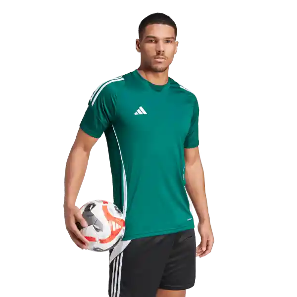 Adidas Camiseta Tiro24 Jersey Equipo Fútbol Hombre Verde XL