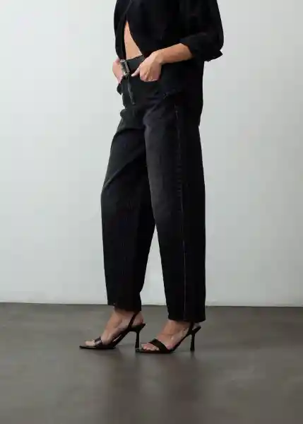 Jean 491G030 Negro Puro Ultraoscuro Talla4 Mujer 491G030 Naf Naf