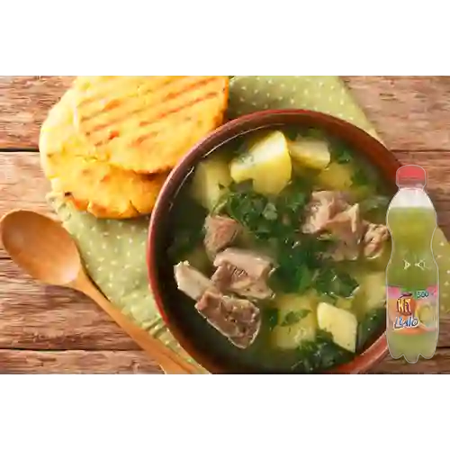 Combo Caldo de Costilla Especial + Hit Lulo 500 ml