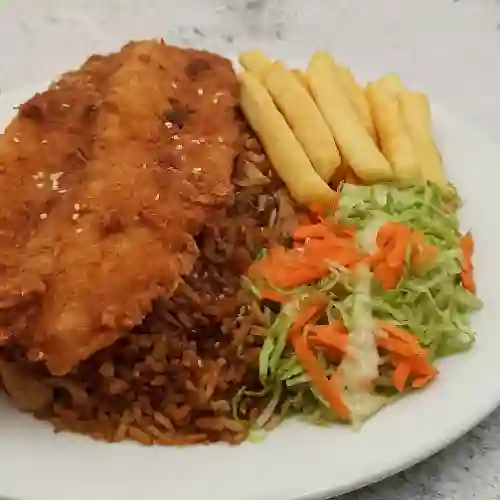 Menu 3 Arroz Frito Filete Pescado