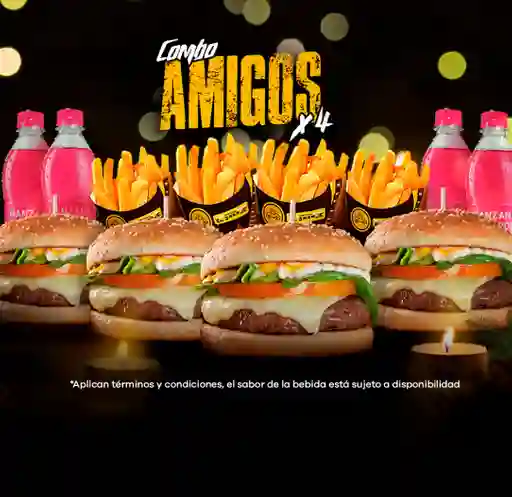 Combo amigos x4
