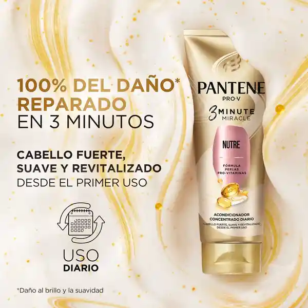 Pantene Acondicionador Nutrición Colágeno 3 Minute Miracle 170 mL