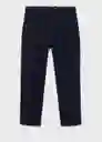 Pantalón Delave Navy Talla 44 Hombre Mango