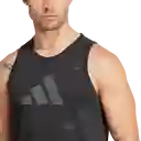 Adidas Camiseta Manga Sisa Entrenamiento Hombre Negro Talla L